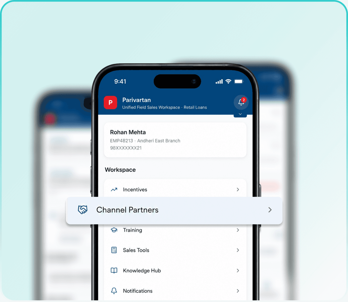 Channel partner management on mobile