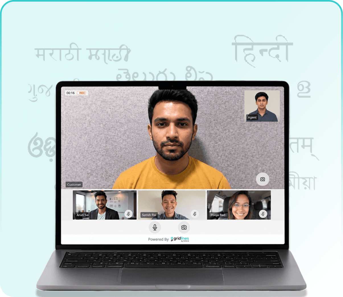 OnGrid Video PD call in progress